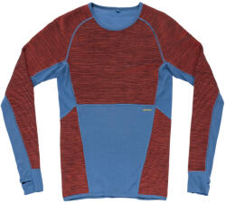 Devold Tuvegga Merino Shirt Man férfi funkcionális póló XL / kék/piros