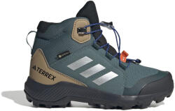 Adidas Terrex Mid GTX K membrános gyerekcipő Cipőméret (EU): 33, 5 / zöld/barna
