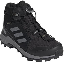 Adidas Terrex Mid Gtx K 2024 gyerek cipő Cipőméret (EU): 28 / fekete/szürke