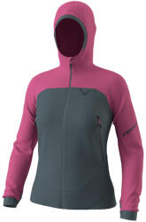 DYNAFIT Ridge Thermal Hoody W női funkcionális pulóver L / szürke/rózsaszín