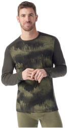 Smartwool M Classic Thermal Merino Base Layer Crew Boxed férfi funkcionális póló XL / zöld/fekete