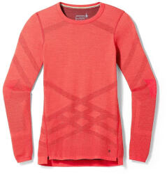Smartwool W Intraknit Thermal Merino Bl Crew (2023) női funkcionális felső S / fekete/rózsaszín