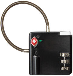 Craghoppers TSA Padlock Combo/Cable zár fekete
