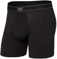 Saxx Daytripper Comfort Stretch Boxer Brf Fly boxeralsó L / fekete