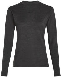 Icebreaker Women 200 MerinoFine Ace LS Mock Neck női funkcionális felső L / sötétszürke