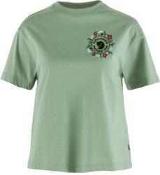 Fjällräven Fjällblomster Logo T-shirt W női póló L / zöld