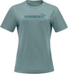 Norrona /29 Cotton Norrøna Viking T-shirt női póló L / világoskék