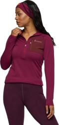 Cotopaxi W'S Otero Fleece Half-Zip Pullover női pulóver M / burgundi vörös