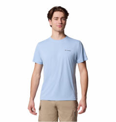 Columbia Zero Rules Light Short sleeve Crew férfi funkcionális póló XXL / világoskék