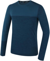 MOOA MerinoSilk Block 160 long férfi póló S / kék