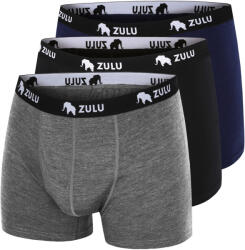 Zulu Merino 160 4in 3-pack férfi boxer XXL / kevertek