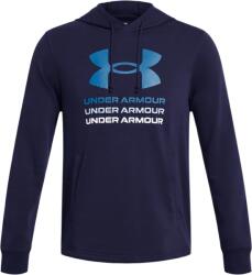 Under Armour Rival Terry Graphic Hood férfi pulóver M / kék