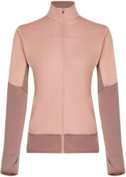 icebreaker Women Merino Blend 300 RealFleece Descender LS Zip női funkcionális pulóver S / rózsaszín