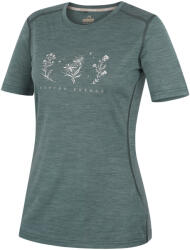 MOOA Merino Lyolite Bloom 150 Short női póló M / türkiz