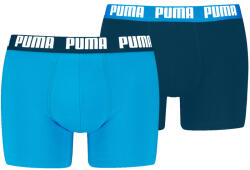 PUMA Everyday Basic Boxer 2P férfi boxer XL / kék/világoskék