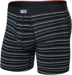 Saxx Vibe Xtra Soft Comfort Boxer Brief Fly boxeralsó M / fekete/fehér