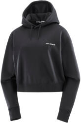 Salomon Short Hoodie női pulóver M / fekete