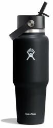 Hydro Flask Wide Flex Straw Travel Bottle 32 oz termosz fekete