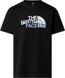 The North Face M Mountain Line Regular Short Sleeve Tee-Graphic férfi póló L / fekete
