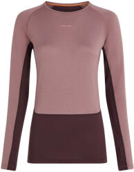 Icebreaker Merino 260 ZoneKnit LS Crewe női póló S / rózsaszín