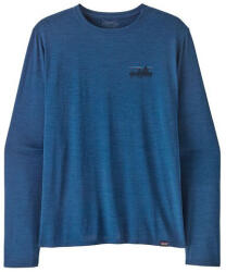 Patagonia M's L/S Cap Cool Daily Graphic Shirt férfi póló S / kék