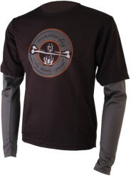 Axon Monster hosszú ujjú férfi mez XL / fekete/szürke