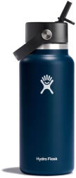 Hydro Flask Wide Flex Straw Cap 32 oz termosz sötétkék