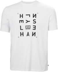 Helly Hansen Skog Graphic T-Shirt férfi póló M / fehér/fekete