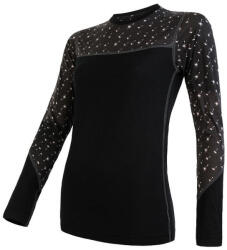 Sensor Merino Impress (long sleeve) női funkcionális felső XL / fekete