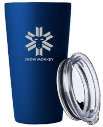 Snow Monkey Enjoyer 473 ml thermo bögre sötétkék