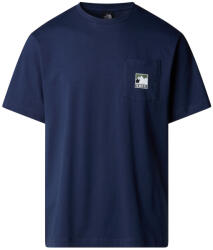 The North Face M Mountain Logo Relaxed S/S Pocket Tee férfi póló L / sötétkék