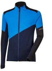 PROGRESS Territory férfi funkcionális pulóver L / fekete/kék