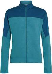 icebreaker Men Merino Blend 300 RealFleece Descender LS Zip férfi funkcionális pulóver M / világoskék