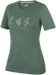 MOOA Merino Lyolite Bloom 150 Short női póló S / zöld