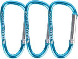 Zulu M 3-pack segéd karabiner kék