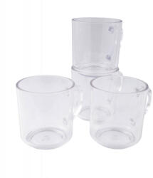 Bo-Camp Mug 330 ml 4 db bögre készlet fehér