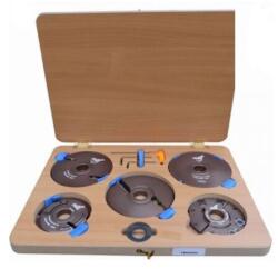  Marófej készlet deszkafurattal, ellenprofillal, állítható horonnyal és falccsal