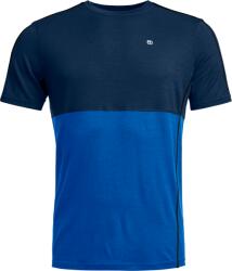 ORTOVOX 185 Rock'N'Wool Short Sleeve M férfi funkcionális póló XL / sötétkék