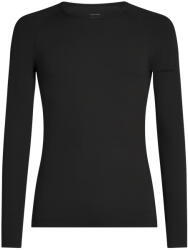 Icebreaker M Mer 260 Zoneknit Seamless LS Crewe férfi funkcionális póló M / fekete/szürke