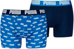 PUMA Everyday Aop Print Boxer 2P férfi boxer M / kék/világoskék