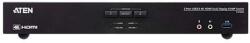 ATEN 2-portos 4K HDMI Dual Display KVMP Kapcsoló - USB 3.0 (CS1842-AT-G)