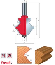  99- Többprofilú maró, CMS bevonattal, Z=2, szárral és alsó másolócsapággyal, DIM 54, 7 - 99-PK112P