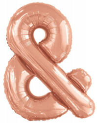  Színes Rose Gold & amp; betű fólia lufi 108 cm