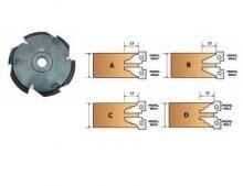  Marófejkészlet OR lapkákkal, furat 30 mm