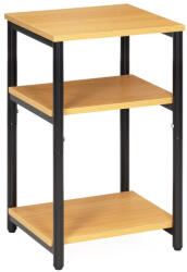 Brius Noptiera 3 rafturi pal cadru metalic stil industrial, 35x31x59 cm, design natural, maro natur (HF-0064)