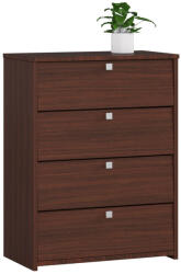 Brius Dulap pantofi pal 4 usi rabatabile depozitare, 66x36x85 cm, 12 perechi, maro wenge (AK-38166998) Pantofar