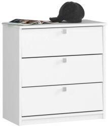 Brius Dulap pantofi pal 3 usi rabatabile compact, 60x31x62 cm, 9 perechi, alb (AK-38166776) Pantofar