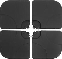 Brius Suport baza umbrela 103x103cm, cu 4 elementi, umplere cu apa sau nisip (GU-0053)