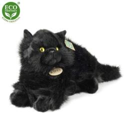 Rappa Pisica de pluș neagră mincinoasă 30 cm ECO-FRIENDLY (RP220959)