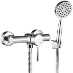 Laveo NOIA fali zuhanycsap zuhanyszettel, króm (BNK_041D) - konyhanet